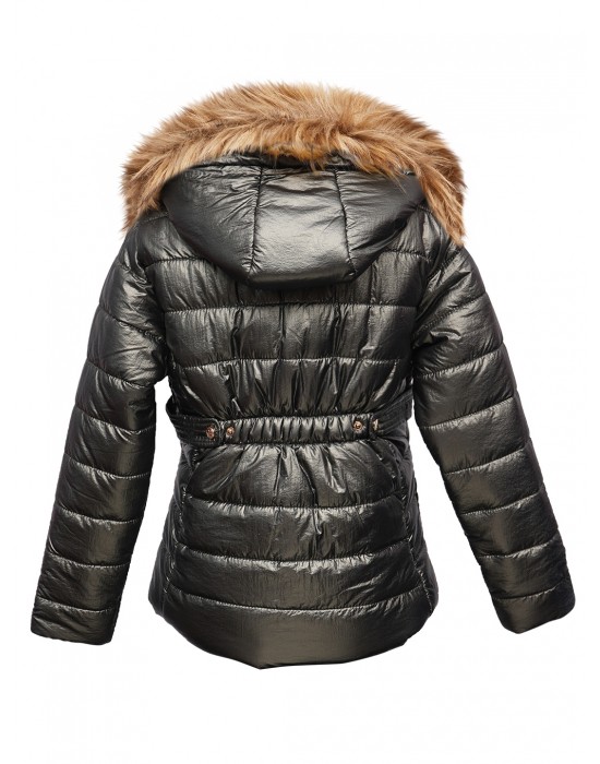 Girls  quilted  Jacket wild green