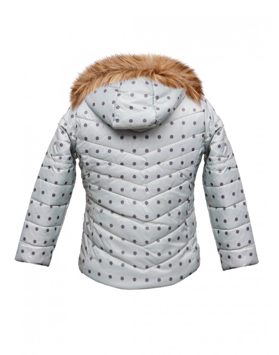 Girls  Quilted Jacket Dotted ice
