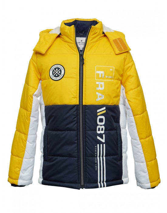 Boys Sporty  jacket bright yellow