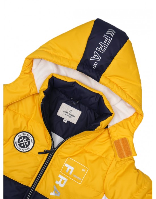 Boys Sporty  jacket bright yellow