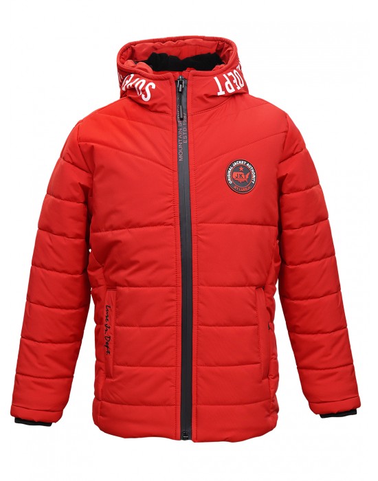 Boys Sporty  jacket lava red