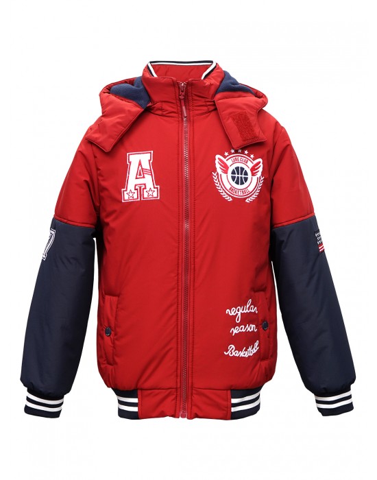 Boys Quilted jacket King red