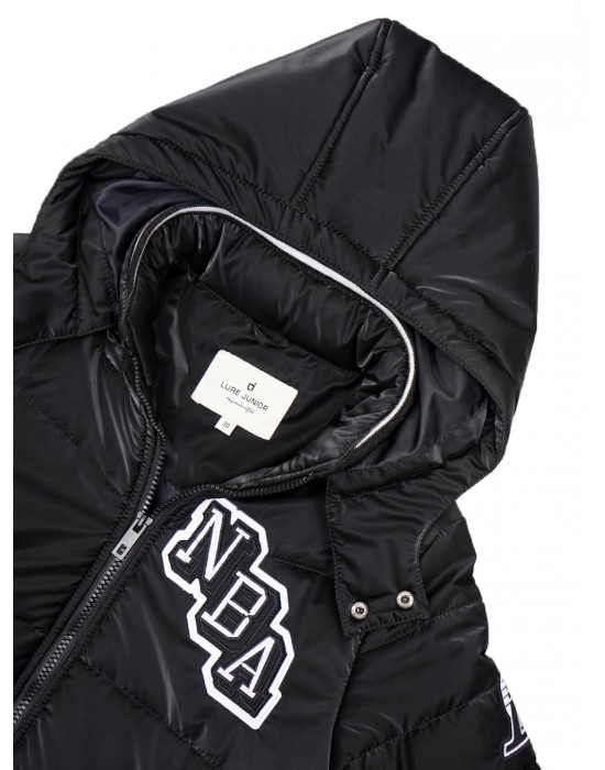 Boys Jacket Black Basic Quilted