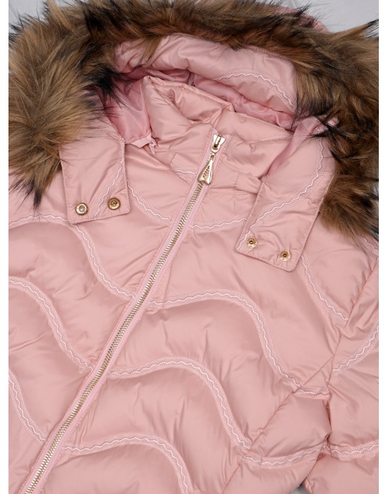 Girls  Jacket quilted Design rose