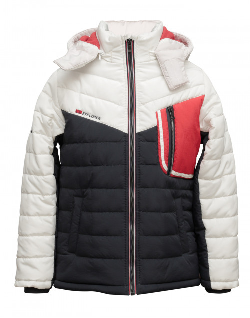 Nike Sportswear Windrunner Big Kids' (Boys') Jacket Standard Medium Black/ White/Grey