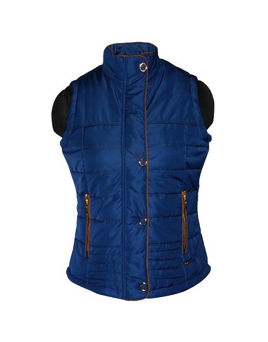 Girls Light weight quilted sporty Jacket Navy