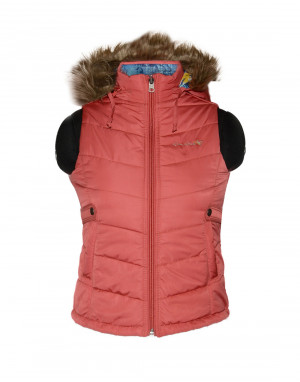 Girls Light weight quilted Jacket Carrot Reversible