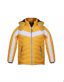 Baby Boy Jacket Yellow Quilted Sporty