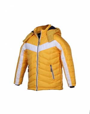 Baby Boy Jacket Yellow Quilted Sporty