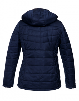 Womens Jacket Navy Basic Quilted