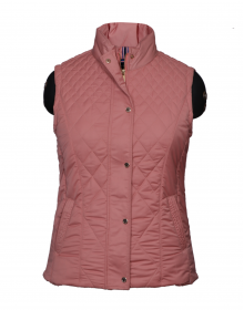 Womens Jacket Apricot SL Cross Quilted
