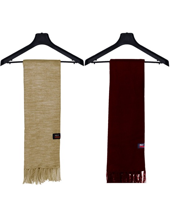 Unisex Premium Acrylic wool Mufflers Plain Combo6