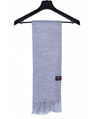 Acrylic Wool Muffler Plain Grey