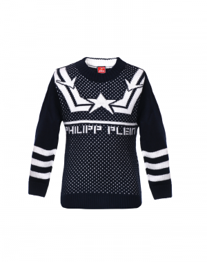 Baby Boy Sweater Navy Cross Designed