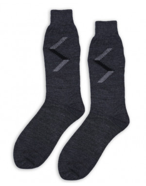 Pure Wool Socks Zig Zag