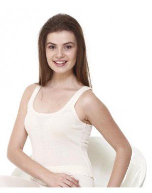 Women Merino wool SL Blouse Type Thermal Cream
