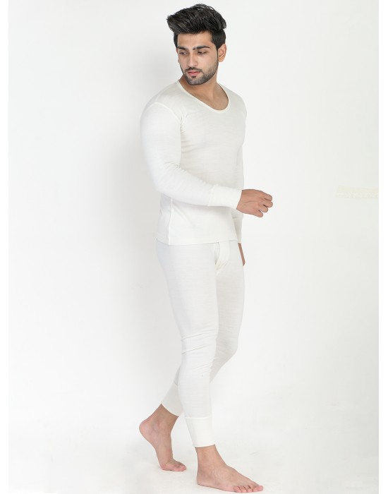 Mens Woolblend FS Body Warmers Set Cream