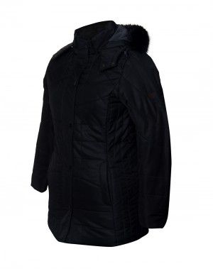 Ladies Jacket 31 inch long Black Plus Size