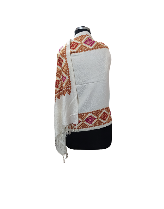 Women self desigan printed  border