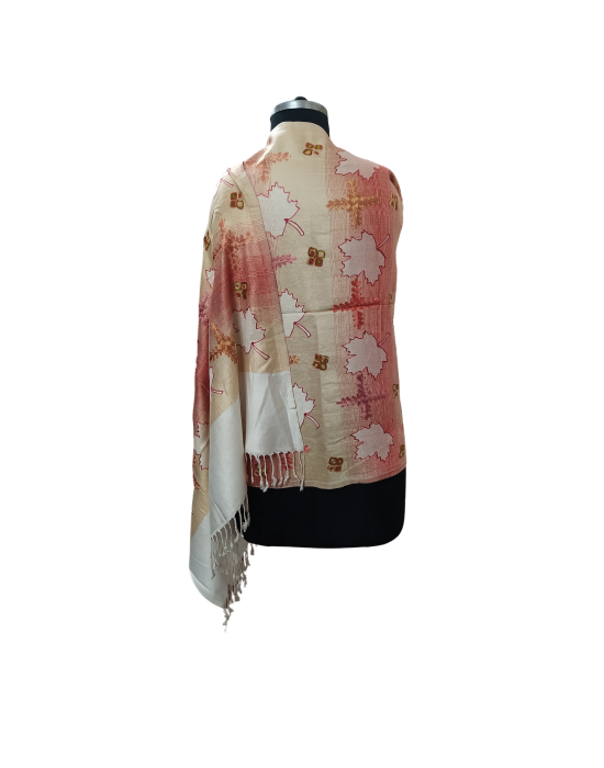 Women Stole Flower printed