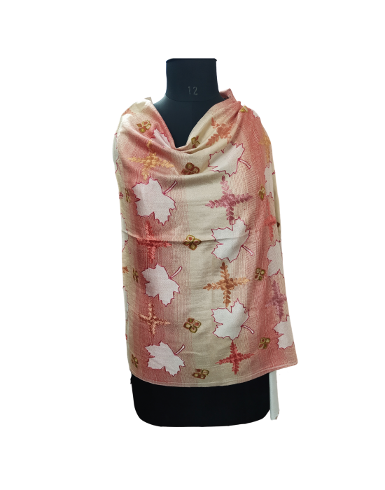 Women Stole Flower printed