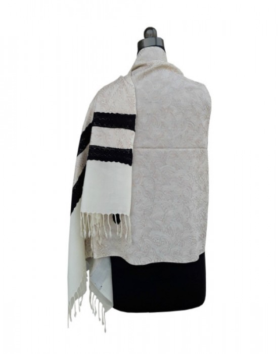 Purewool Cream Jal Stole