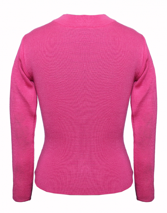  kids Girls  top Round Neck Basic pink